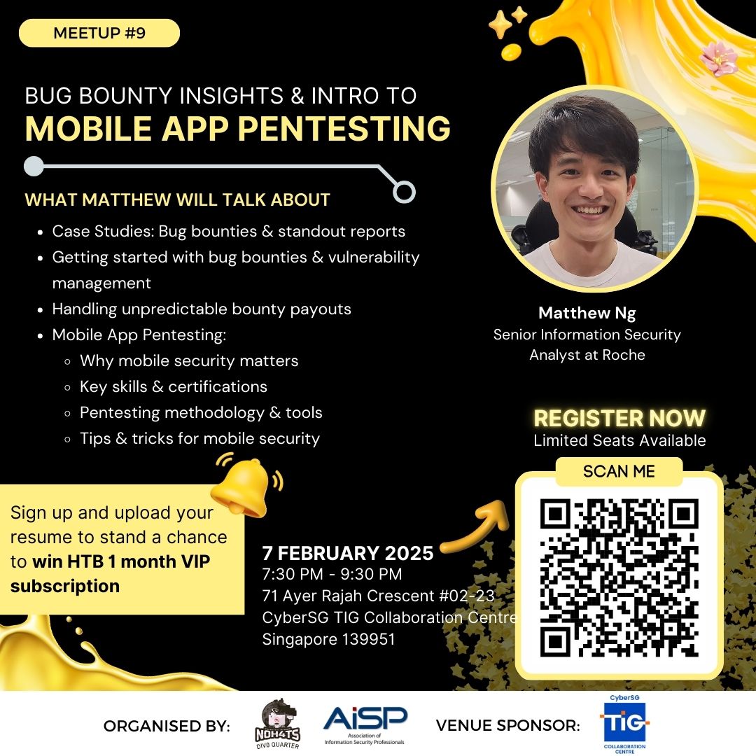 Community Meetup #9: Bug Bounty Insights & Intro to Mobile Pentesting